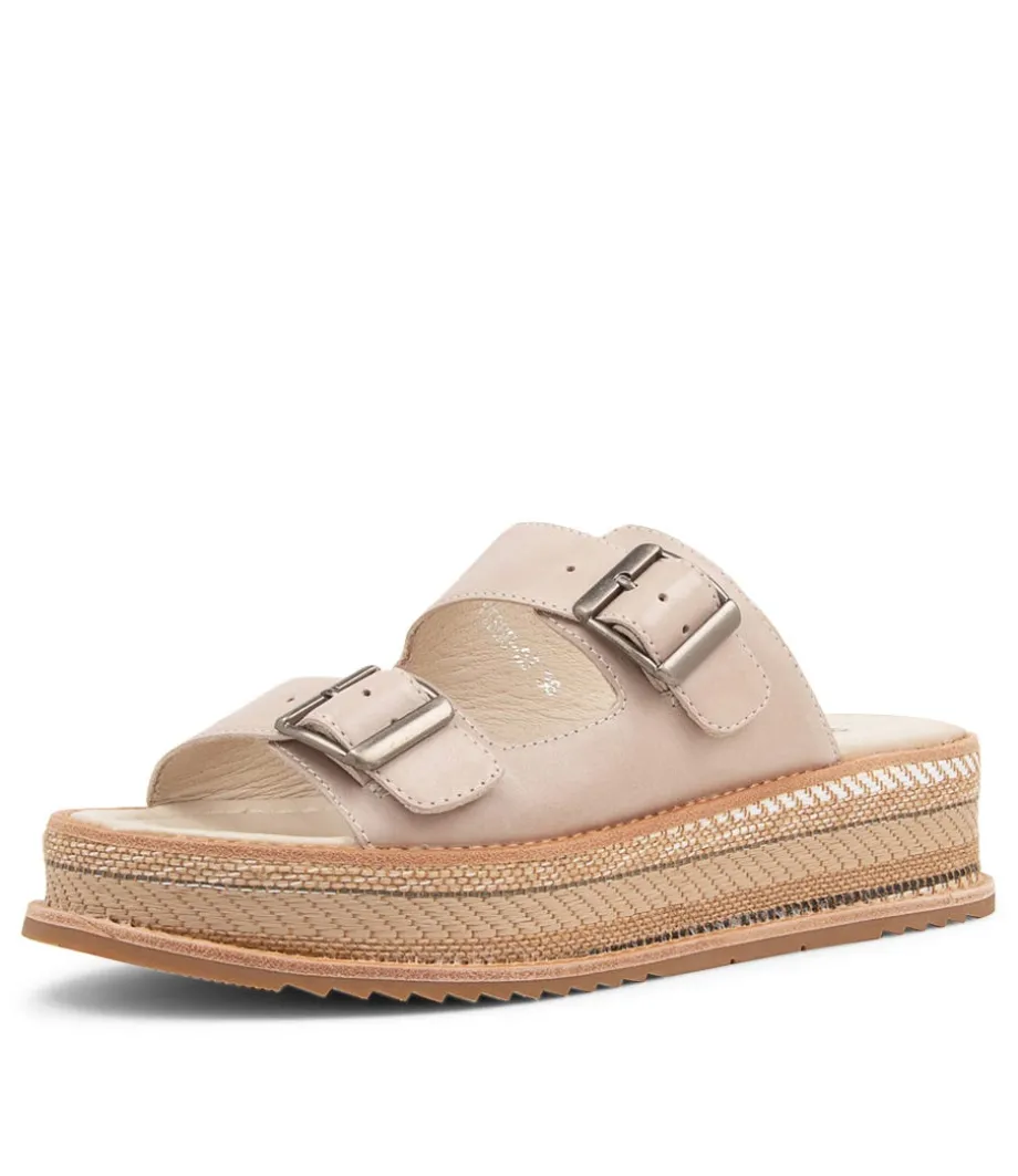 Vishu Oyster Leather Sandals<DJANGO & JULIETTE Hot