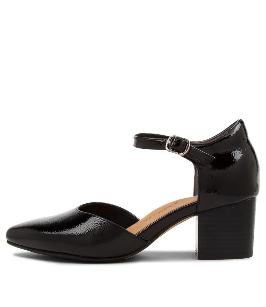 Vitor Xw Black Patent Leather Heels<ZIERA Discount