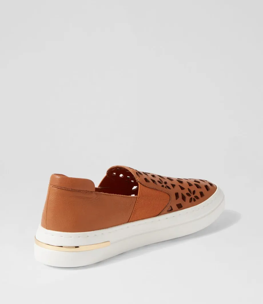 willett_dark_tan_white_leather_elastic_sneakers_2.webp Willett Dark Tan White Leather Elastic Sneakers<DJANGO & JULIETTE Best