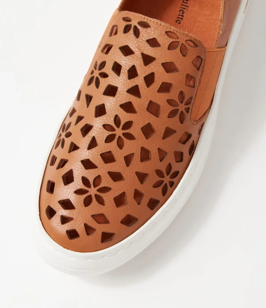 willett_dark_tan_white_leather_elastic_sneakers_3.webp Willett Dark Tan White Leather Elastic Sneakers<DJANGO & JULIETTE Best