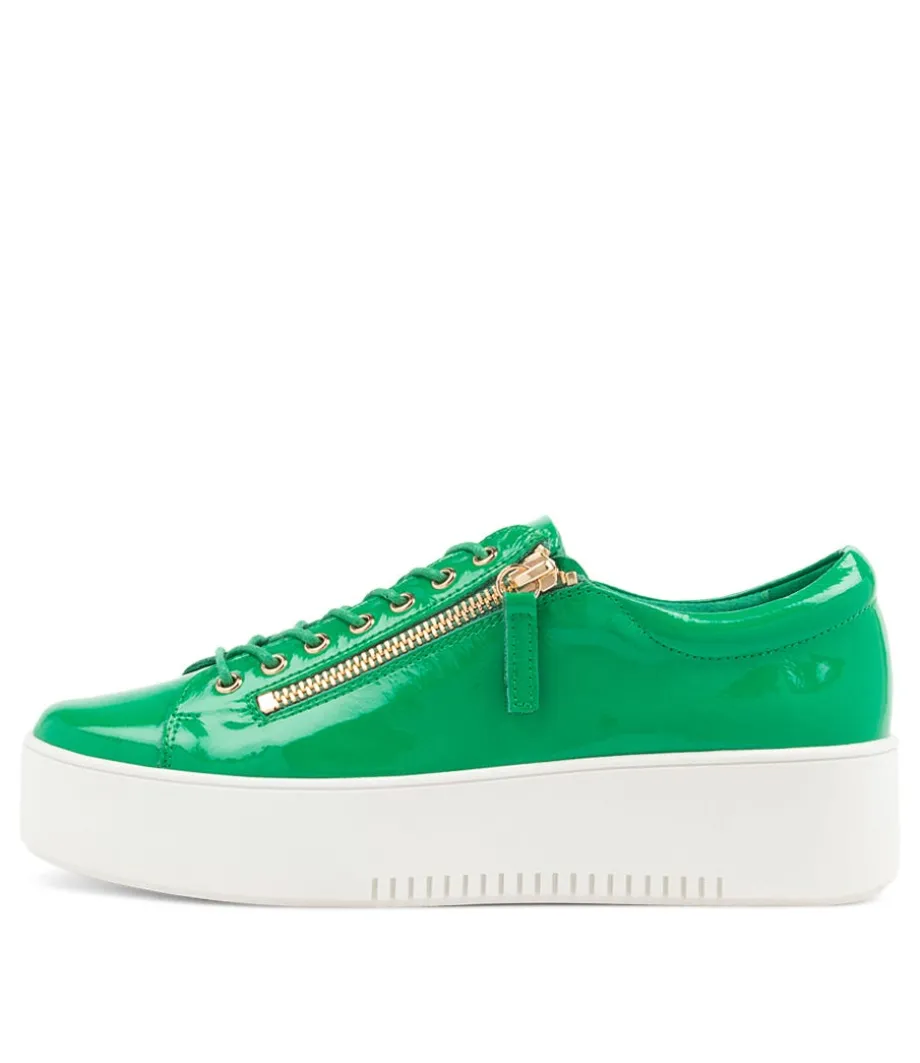 Wolfie Emerald Patent Leather Sneakers<DJANGO & JULIETTE Best Sale