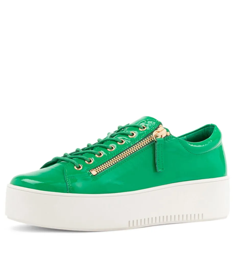Wolfie Emerald Patent Leather Sneakers<DJANGO & JULIETTE Best Sale