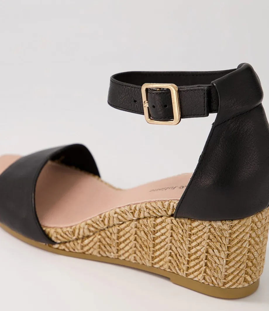 woolysa_black_tan_leather_syn_raffia_sandals_4.webp Woolysa Black Tan Leather Syn Raffia Sandals<DJANGO & JULIETTE Cheap