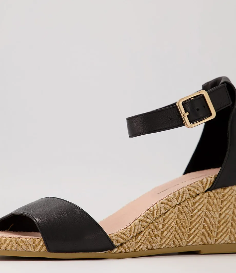 woolysa_black_tan_leather_syn_raffia_sandals_5.webp Woolysa Black Tan Leather Syn Raffia Sandals<DJANGO & JULIETTE Cheap