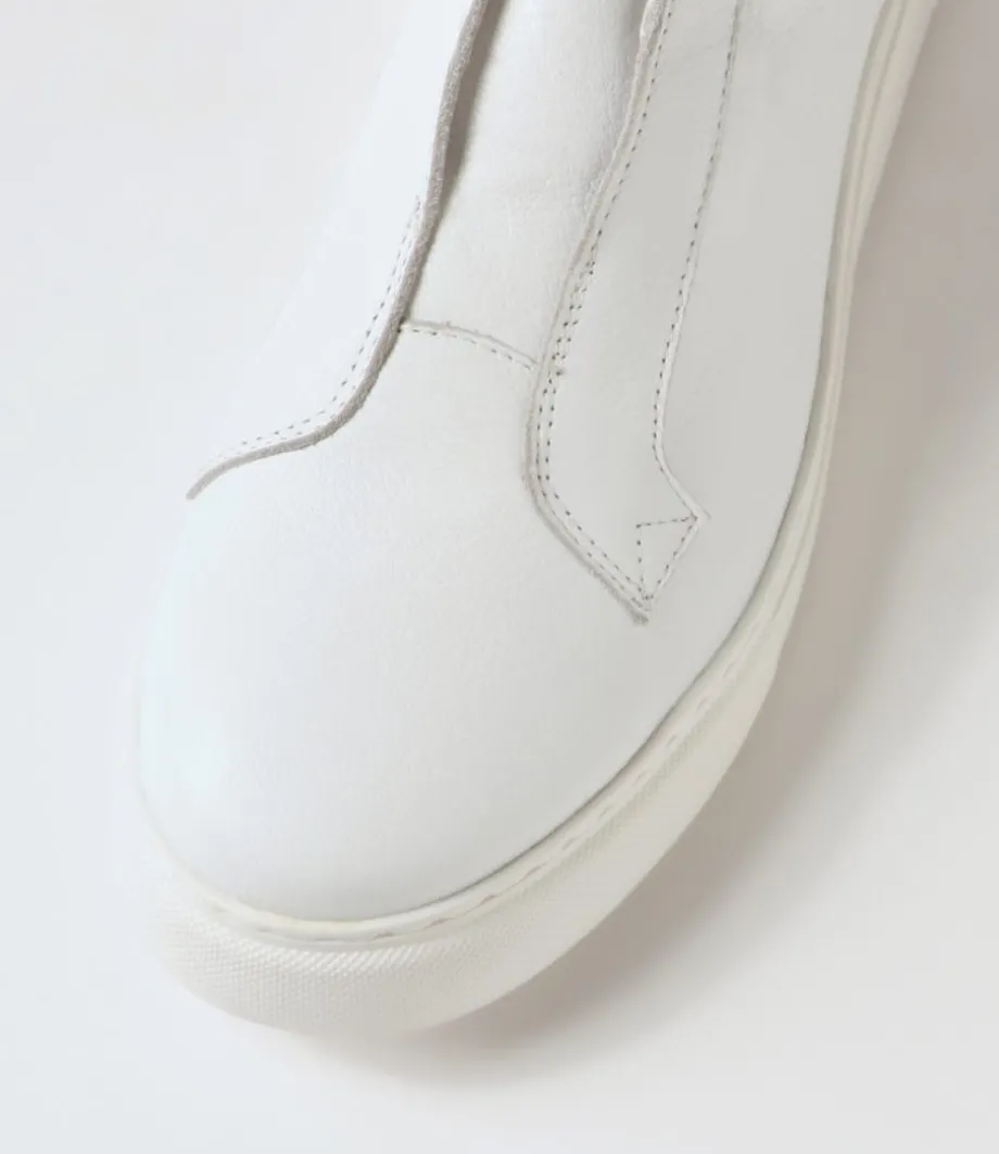 yiara_white_leather_sneakers_3.webp Yiara White Leather Sneakers<DJANGO & JULIETTE Flash Sale