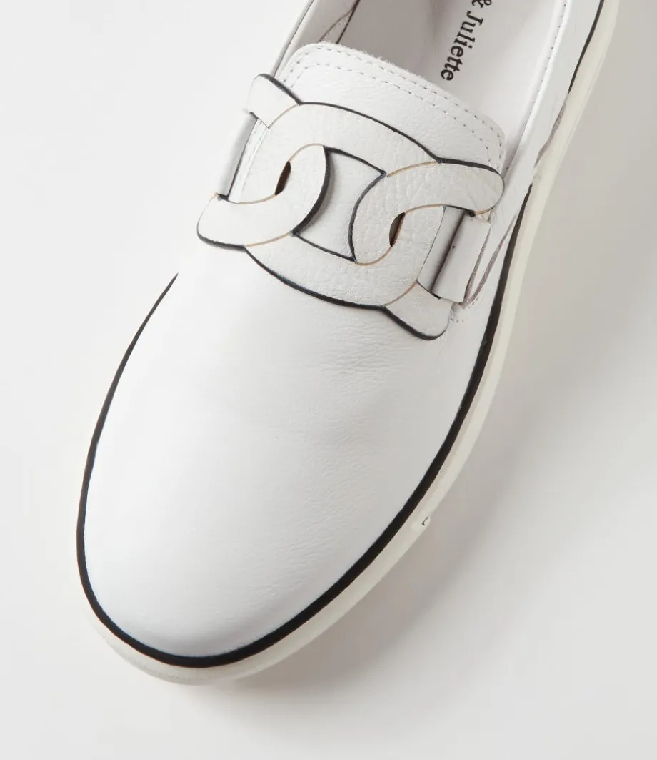 yinnit_white_black_leather_sneakers_3.webp Yinnit White Black Leather Sneakers<DJANGO & JULIETTE Online