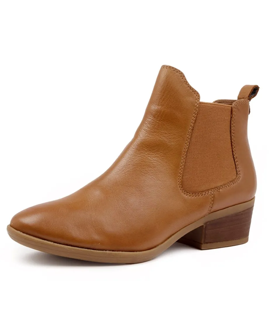 Zenna Whiskey Leather Ankle Boots<DIANA FERRARI Flash Sale