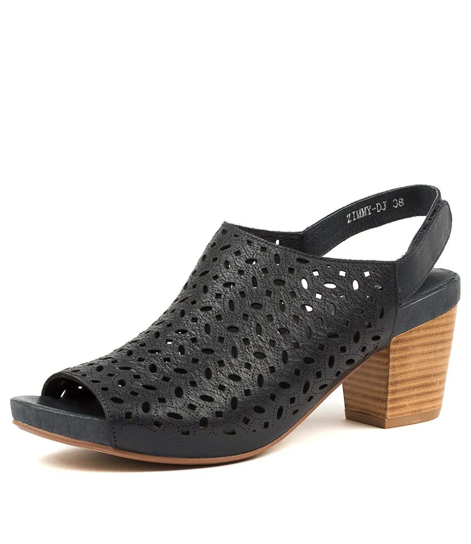 Zimmy Navy Leather<DJANGO & JULIETTE Clearance