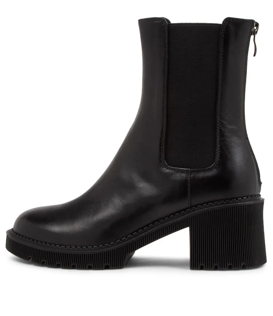 Zozo Black Leather Chelsea Boots<DJANGO & JULIETTE Flash Sale